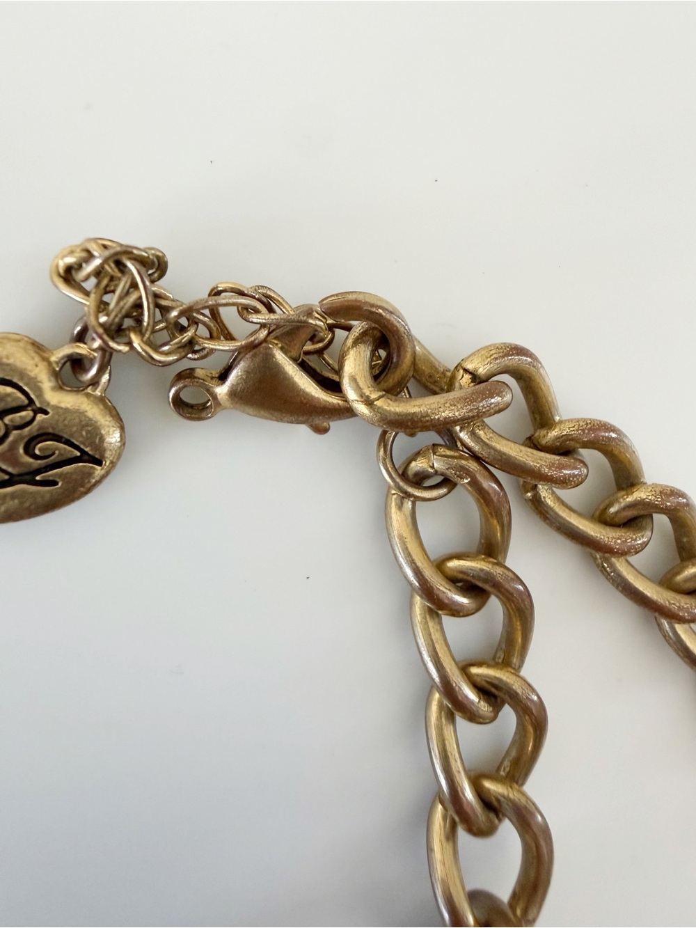 Vintage Betsey Johnson Heart Angel Wings Fly With Me Statement Necklace - Picture 8 of 11